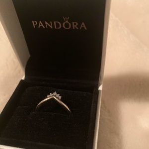 COPY - Pandora tiara wishbone ring